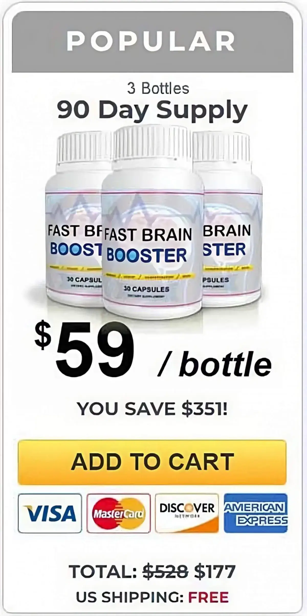 Fast Brain Booster Buy 3 Bottles